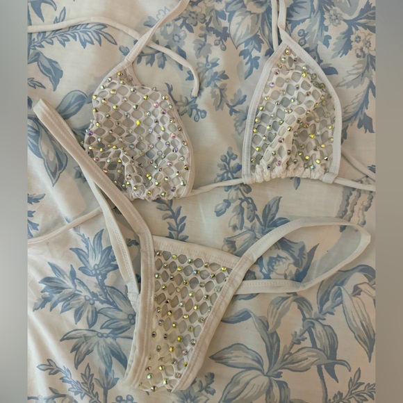 Other - Sheer rhinestone bikini